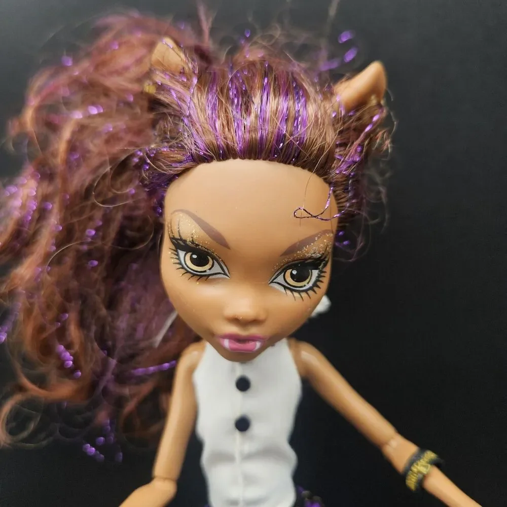 Monster High Clawdeen Wolf Sweet 1600 Dressed Fashion Doll 2008 Mattel Incomplet